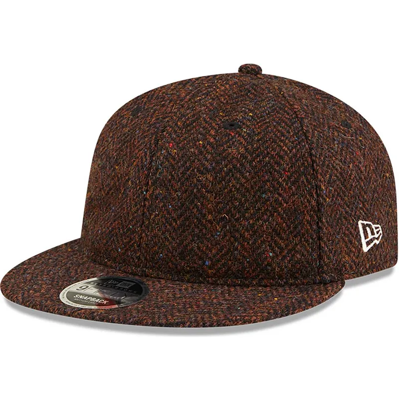 kasketter-flad-brun-justerbar-rem-9fifty-af-new-era