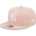 kasketter-flad-rosa-snapback-9fifty-league-essential-fra-new-york-yankees-mlb-af-new-era