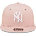 kasketter-flad-rosa-snapback-9fifty-league-essential-fra-new-york-yankees-mlb-af-new-era