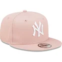kasketter-flad-rosa-snapback-9fifty-league-essential-fra-new-york-yankees-mlb-af-new-era