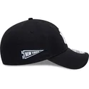 kasketter-buet-marinebla-justerbar-rem-9forty-team-side-patch-fra-new-york-yankees-mlb-af-new-era