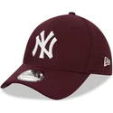 kasketter-buet-rod-tilpasset-granate-39thirty-diamond-era-fra-new-york-yankees-mlb-af-new-era