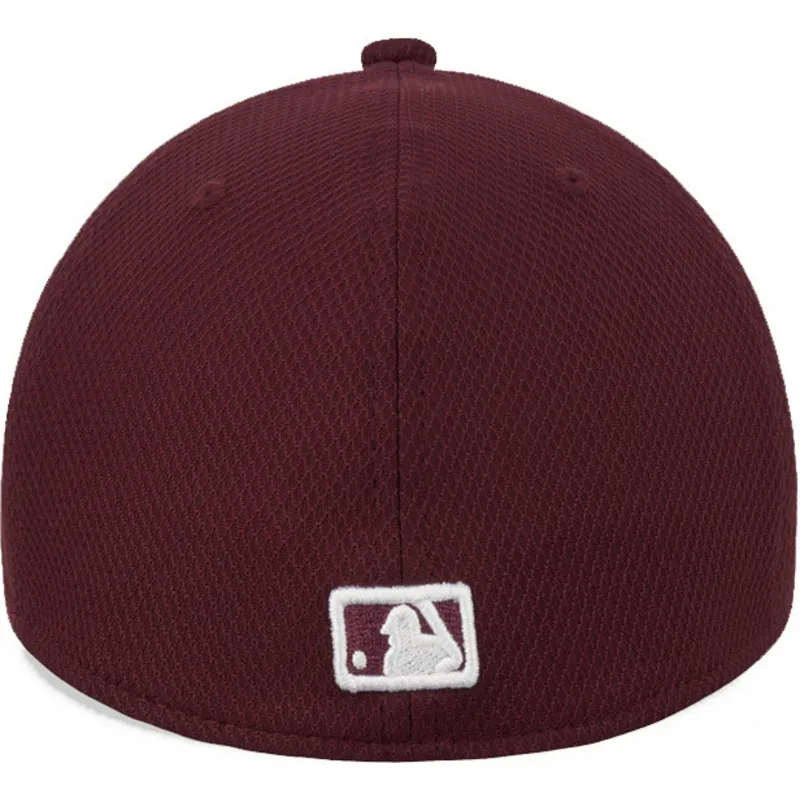 kasketter-buet-rod-tilpasset-granate-39thirty-diamond-era-fra-new-york-yankees-mlb-af-new-era