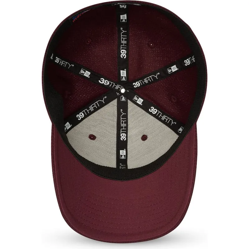 kasketter-buet-rod-tilpasset-granate-39thirty-diamond-era-fra-new-york-yankees-mlb-af-new-era