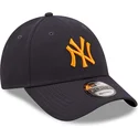 kasketter-buet-marinebla-justerbar-rem-9forty-repreve-fra-new-york-yankees-mlb-af-new-era