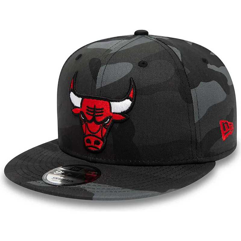 kasketter-flad-camouflage-snapback-negro-9fifty-team-fra-chicago-bulls-nba-af-new-era