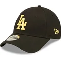 kasketter-buet-sort-justerbar-rem-til-barn-dorado-9forty-league-essential-fra-los-angeles-dodgers-mlb-af-new-era