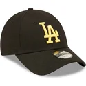 kasketter-buet-sort-justerbar-rem-til-barn-dorado-9forty-league-essential-fra-los-angeles-dodgers-mlb-af-new-era