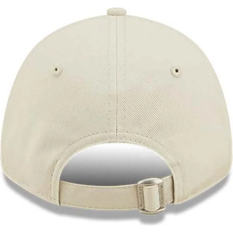 kasketter-buet-beige-justerbar-rem-til-barn-9forty-league-essential-fra-los-angeles-dodgers-mlb-af-new-era