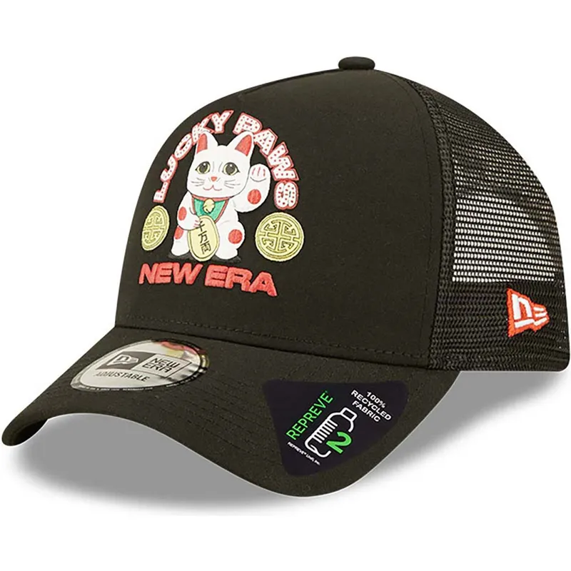 kasketter-buet-sort-snapback-a-frame-af-new-era