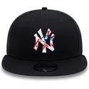 kasketter-flad-marinebla-snapback-9fifty-team-infill-fra-new-york-yankees-mlb-af-new-era