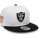 kasketter-flad-hvid-snapback-9fifty-crown-patches-super-bowl-xv-fra-las-vegas-raiders-nfl-af-new-era