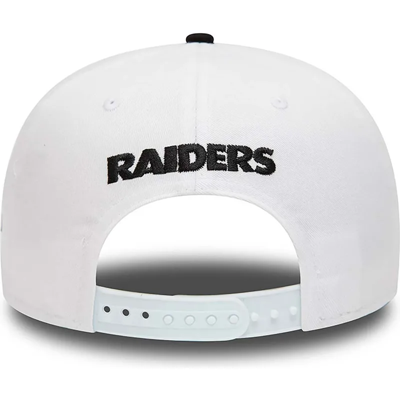 kasketter-flad-hvid-snapback-9fifty-crown-patches-super-bowl-xv-fra-las-vegas-raiders-nfl-af-new-era