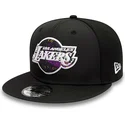 kasketter-flad-sort-snapback-9fifty-print-infill-fra-los-angeles-lakers-nba-af-new-era