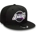 kasketter-flad-sort-snapback-9fifty-print-infill-fra-los-angeles-lakers-nba-af-new-era