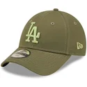 gron-justerbar-buet-kasket-til-born-med-gront-logo-9forty-league-essential-fra-los-angeles-dodgers-mlb-fra-new-era