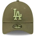 gron-justerbar-buet-kasket-til-born-med-gront-logo-9forty-league-essential-fra-los-angeles-dodgers-mlb-fra-new-era
