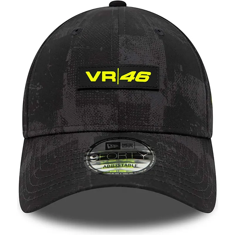 kasketter-buet-sort-justerbar-rem-valentino-rossi-vr46-9forty-all-over-print-fra-valentino-rossi-vr46-motogp-af-new-era
