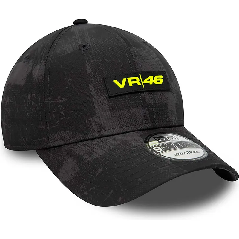 kasketter-buet-sort-justerbar-rem-valentino-rossi-vr46-9forty-all-over-print-fra-valentino-rossi-vr46-motogp-af-new-era