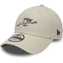 kasketter-buet-beige-justerbar-rem-9forty-fra-bugs-bunny-looney-tunes-af-new-era