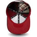 kasketter-flad-rod-justerbar-rem-9fifty-patch-panel-fra-new-york-yankees-mlb-af-new-era