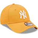 kasketter-buet-orange-justerbar-rem-9forty-league-essential-fra-new-york-yankees-mlb-af-new-era