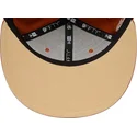 brun-flat-snapback-9fifty-kasket-med-sidepatch-fra-detroit-tigers-mlb-af-new-era