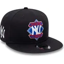 kasketter-flad-marinebla-snapback-9fifty-diamond-patch-fra-new-york-yankees-mlb-af-new-era