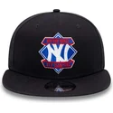 kasketter-flad-marinebla-snapback-9fifty-diamond-patch-fra-new-york-yankees-mlb-af-new-era