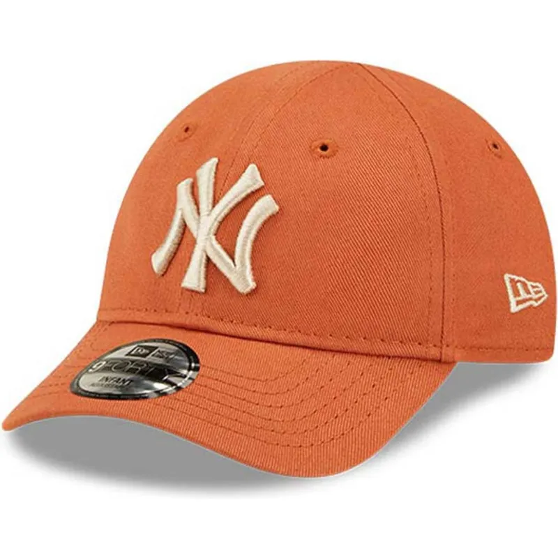 kasketter-buet-orange-justerbar-rem-til-barn-pequeno-9forty-league-essential-fra-new-york-yankees-mlb-af-new-era kasketter-buet-orange-justerbar-rem-til-barn-pequeno-9forty-league-essential-fra-new-york-yankees-mlb-af-new-era