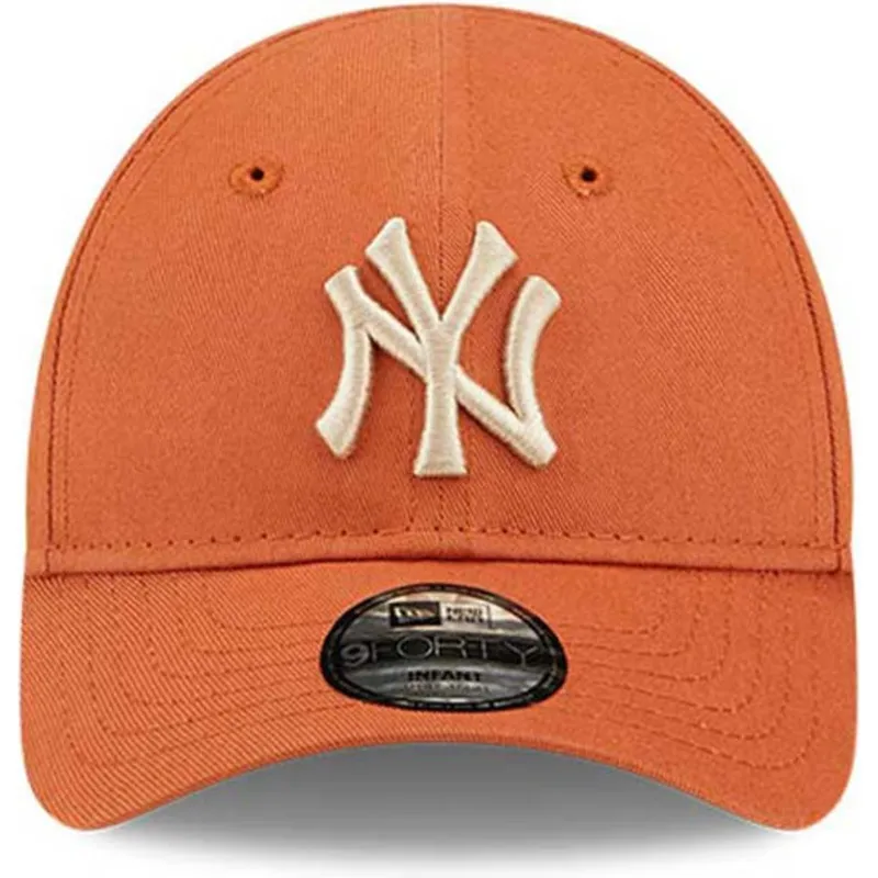 kasketter-buet-orange-justerbar-rem-til-barn-pequeno-9forty-league-essential-fra-new-york-yankees-mlb-af-new-era kasketter-buet-orange-justerbar-rem-til-barn-pequeno-9forty-league-essential-fra-new-york-yankees-mlb-af-new-era