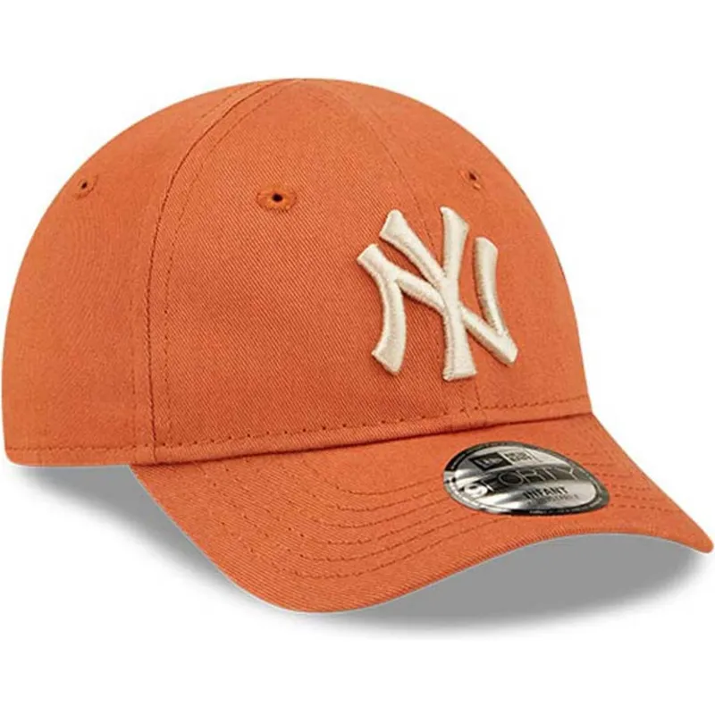kasketter-buet-orange-justerbar-rem-til-barn-pequeno-9forty-league-essential-fra-new-york-yankees-mlb-af-new-era kasketter-buet-orange-justerbar-rem-til-barn-pequeno-9forty-league-essential-fra-new-york-yankees-mlb-af-new-era