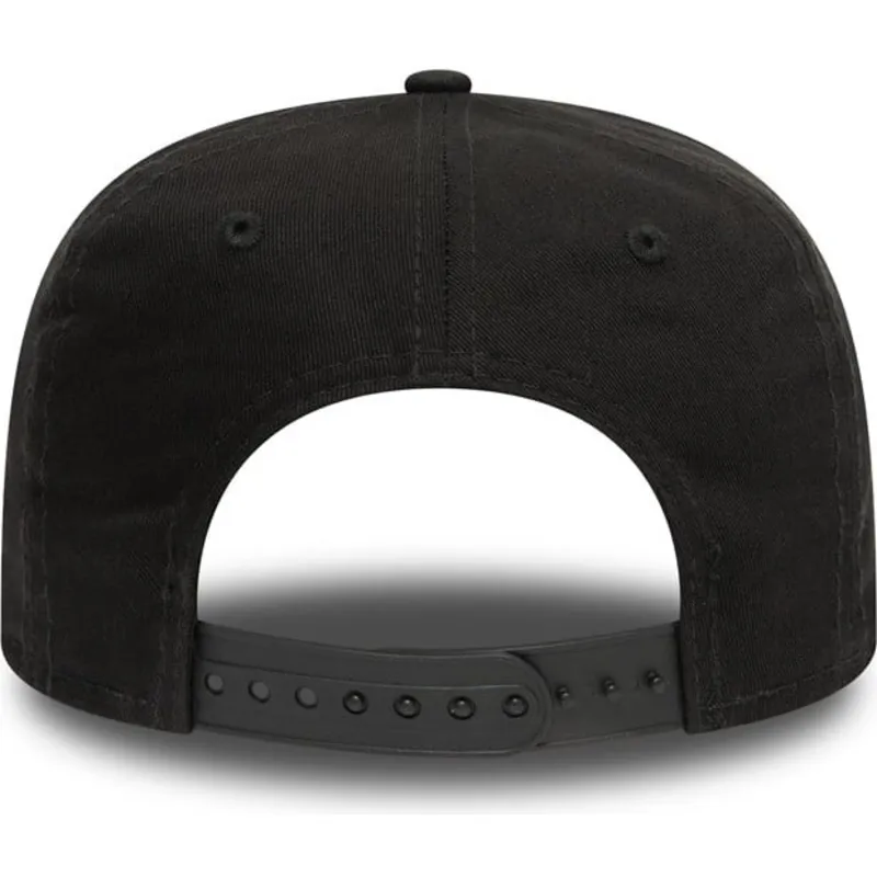 kasketter-flad-sort-snapback-til-barn-9fifty-essential-fra-new-york-yankees-mlb-af-new-era