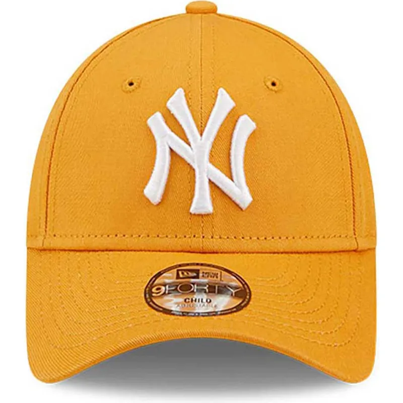 kasketter-buet-orange-justerbar-rem-til-barn-9forty-league-essential-fra-new-york-yankees-mlb-af-new-era kasketter-buet-orange-justerbar-rem-til-barn-9forty-league-essential-fra-new-york-yankees-mlb-af-new-era