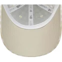 new-era-new-york-yankees-mlb-9forty-gingham-justerbar-beige-kurvet-kasket-til-kvinder