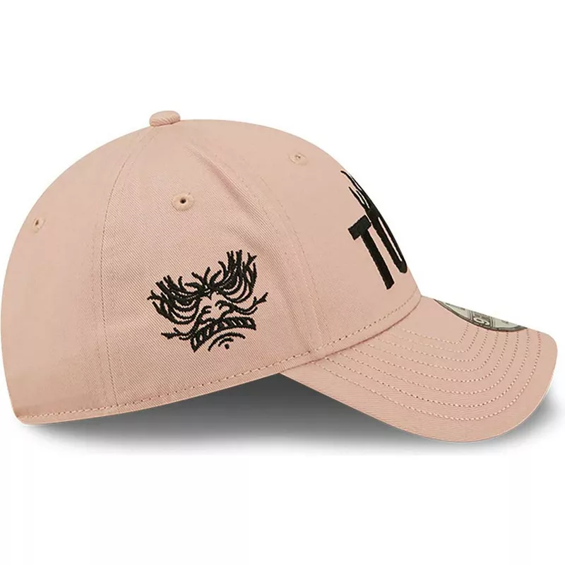 new-era-curved-brim-tokyo-9forty-graphic-pink-adjustable-cap