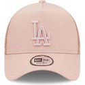 new-era-pink-logo-a-frame-tonal-mesh-los-angeles-dodgers-mlb-pink-trucker-hat