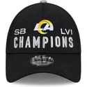 kasketter-buet-sort-justerbar-rem-9forty-super-bowl-champions-lvi-2022-fra-los-angeles-rams-nfl-af-new-era