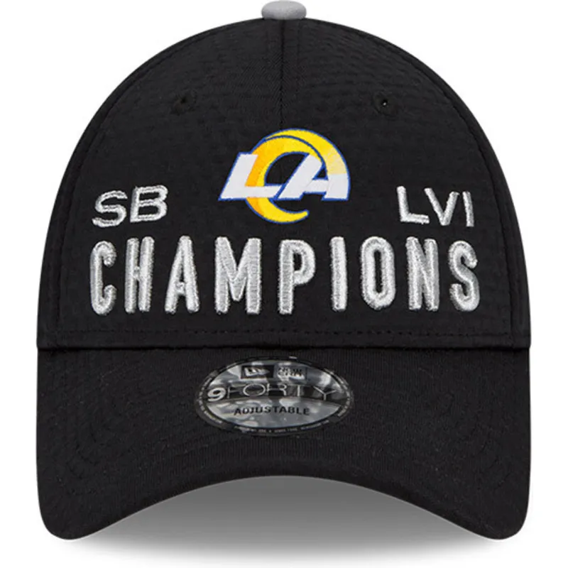 kasketter-buet-sort-justerbar-rem-9forty-super-bowl-champions-lvi-2022-fra-los-angeles-rams-nfl-af-new-era