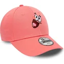 kasketter-buet-rosa-justerbar-rem-til-barn-9forty-fra-patricio-estrella-bob-esponja-af-new-era