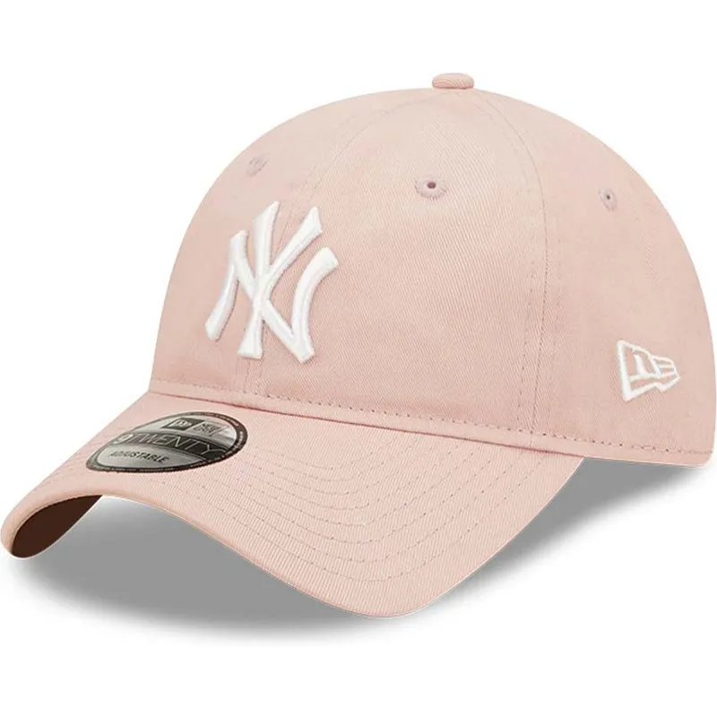 kasketter-buet-rosa-justerbar-rem-9twenty-league-essential-fra-new-york-yankees-mlb-af-new-era kasketter-buet-rosa-justerbar-rem-9twenty-league-essential-fra-new-york-yankees-mlb-af-new-era