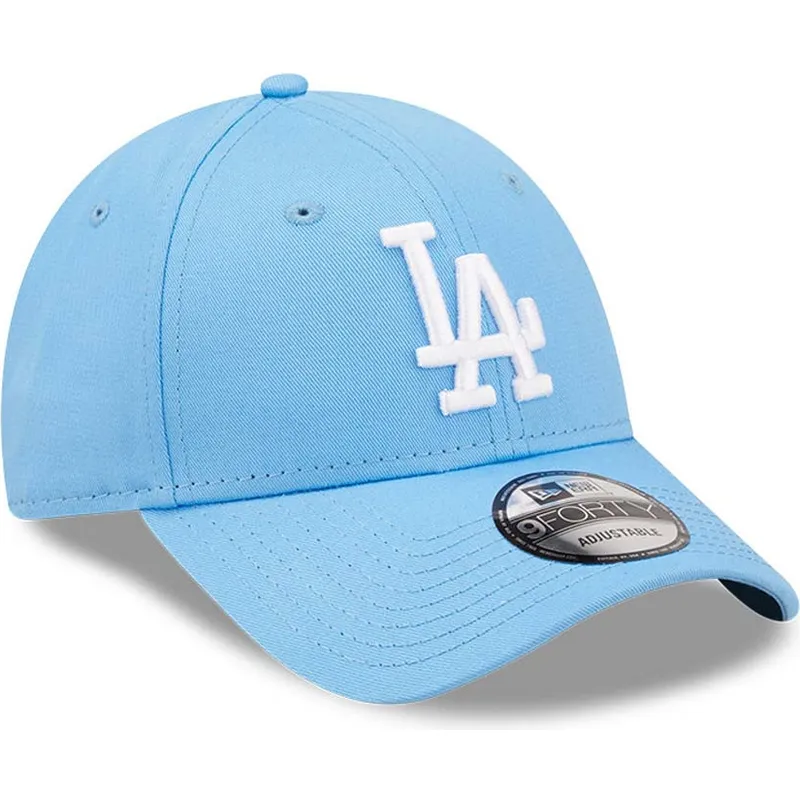 kasketter-buet-bla-justerbar-rem-9forty-league-essential-fra-los-angeles-dodgers-mlb-af-new-era