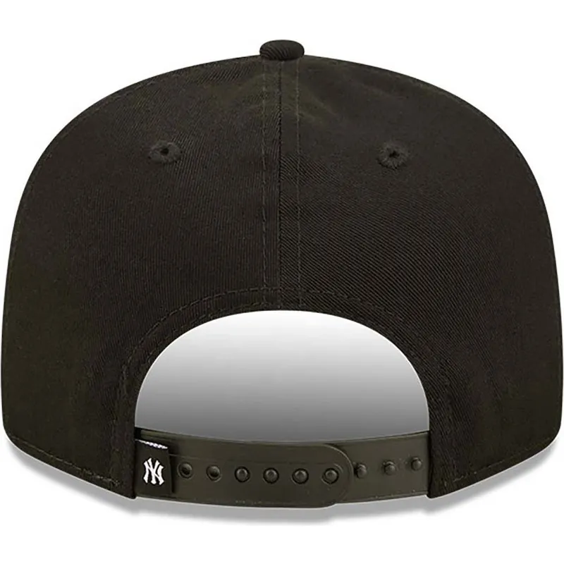 kasketter-flad-sort-snapback-9fifty-flower-fra-new-york-yankees-mlb-af-new-era