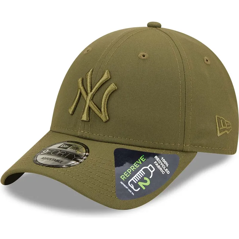 kasketter-buet-gron-snapback-9forty-repreve-fra-new-york-yankees-mlb-af-new-era