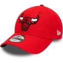 kasketter-buet-rod-justerbar-rem-9forty-team-side-patch-fra-chicago-bulls-nba-af-new-era