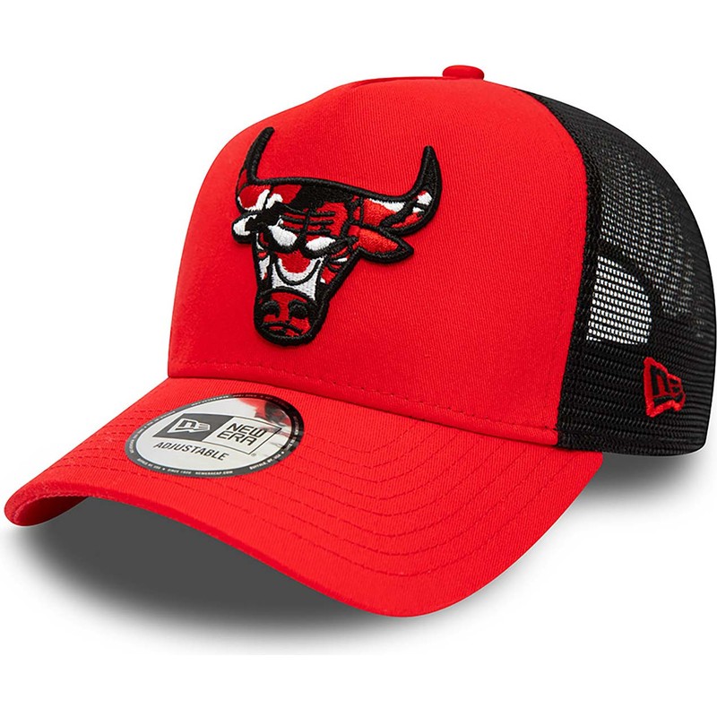 new-era-a-frame-camo-infill-chicago-bulls-nba-red-and-black-trucker-hat