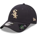 kasketter-buet-marinebla-justerbar-rem-9forty-repreve-fra-chicago-white-sox-mlb-af-new-era