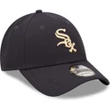 kasketter-buet-marinebla-justerbar-rem-9forty-repreve-fra-chicago-white-sox-mlb-af-new-era