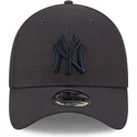 kasketter-buet-marinebla-tilpasset-39thirty-diamond-era-fra-new-york-yankees-mlb-af-new-era