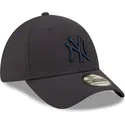 kasketter-buet-marinebla-tilpasset-39thirty-diamond-era-fra-new-york-yankees-mlb-af-new-era